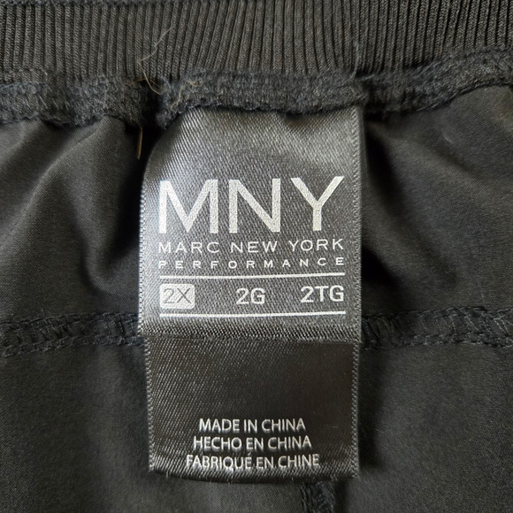 Marc New York Black Commuter High Rise 4 Inch Performance Active Shorts Size 2X - Picture 7 of 10